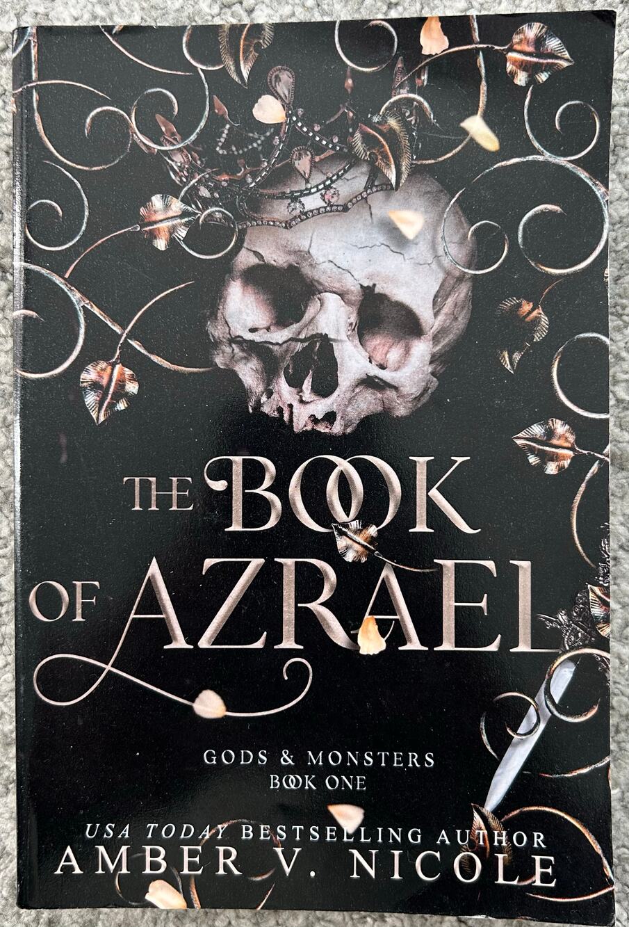 The Book of Azrael by Amber V. Nicole paperback fantasy novel Gods and Monsters